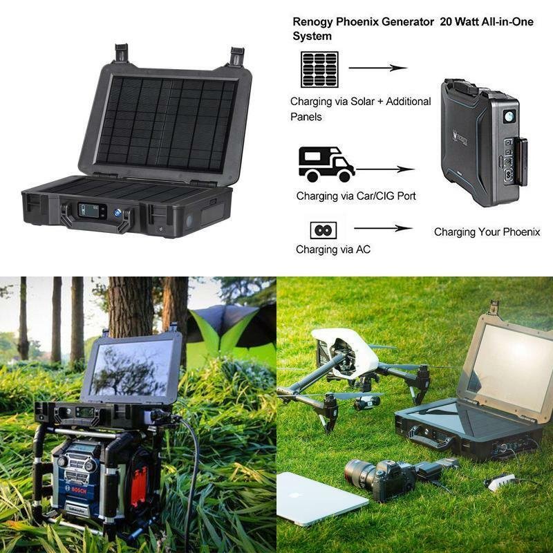 Renogy Phoenix Portable Generator All-in-one Solar Kit with Replaceable Battery