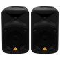 PA System Package Mixer Speakers MP3 USB EQ Powered Portable DJ Sound Behringer