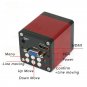 Simul-focal Continuous Zoom 7~45X Trinocular Stereo HDMI/VGA Microscope US STOCK