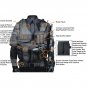 UTG 547 Law Enforcement Tactical Vest Army Digital SWAT Gear Assault Military