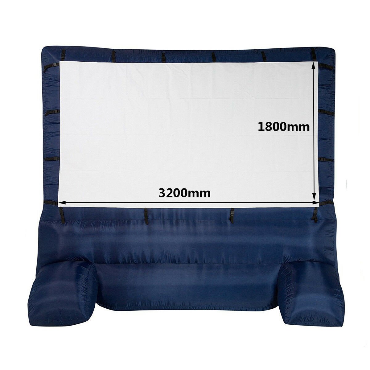 3.2x1.8m 16:9 Inflatable Widescreen Airblown Deluxe Theatre Movie Display Screen