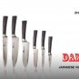 ZHEN Japanese VG-10 6-Piece Damascus Cutlery Knife Set with Oak Wood Block