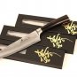 ZHEN Japanese VG-10 6-Piece Damascus Cutlery Knife Set with Oak Wood Block