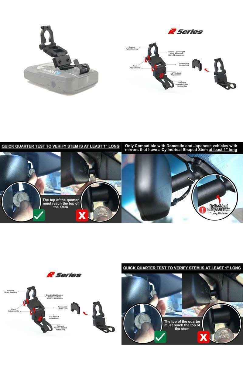 BlendMount BV1-2000R Aluminum Radar Detector Mount for Valentine One Made in USA