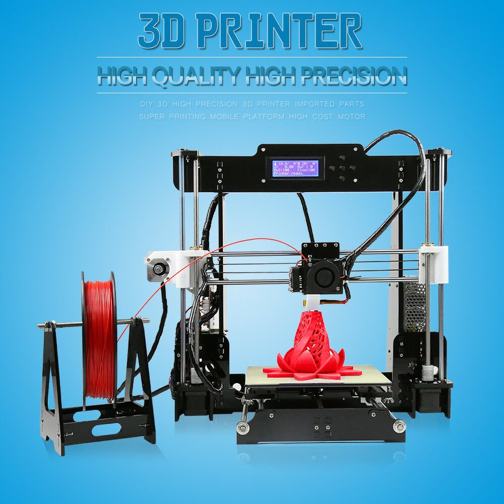 Anet&Acirc;&reg; A8 DIY 3D Printer Kit 1.75mm / 0.4mm Support ABS / PLA / HIPS