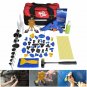 53pc Super Paintless Dent Golden Repair Tools Lifter Bridge Glue Puller Set Bag