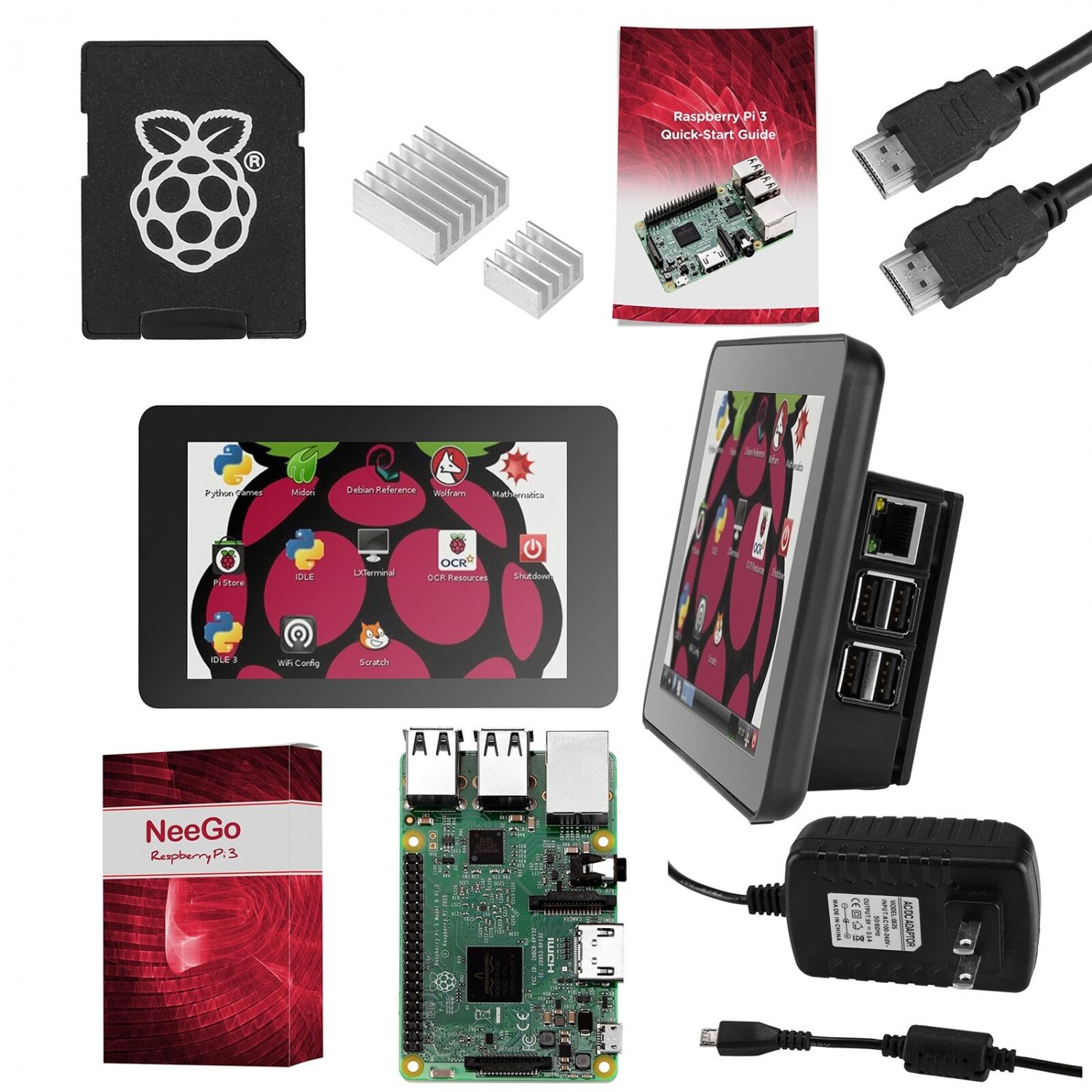 Raspberry Pi 3 Ultimate Starter Kit &acirc;�� Complete Set Includes Raspberry Pi 3 Model