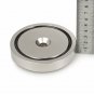 Be Magnet 500 LBS Pulling Force226KG Magnetic Grade N52 Super Big Round Neodym