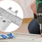 Drillpro Aluminum Aolly Inch/mm Cabinet Hardware Jig for Handles and Knobs Door