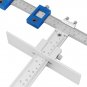 Drillpro Aluminum Aolly Inch/mm Cabinet Hardware Jig for Handles and Knobs Door