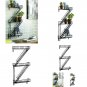 Wall Art Display Shelf shelves Fire Escape Home decor Storage Steel Rack Curio