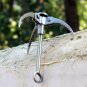 IPRee Outdoor Mountaineering Hook Climbing Folding Clasp Grappling Steel Buckle