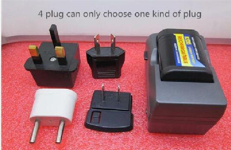 New Quality Rechargeable 2CR5 2CR DL245 EL2CR5 battery+Charger 6V 500mah Camera