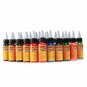 16pcs Colors Eternal Tattoo Ink Set Pigment Bottle Permanent Makeup Art 1OZ 30ml