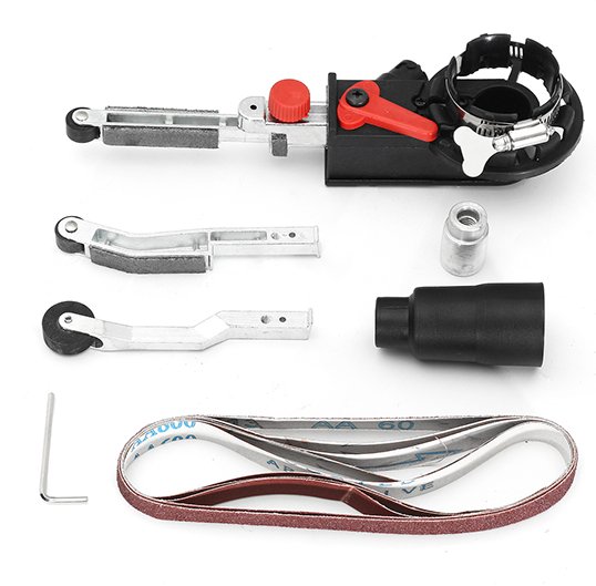 Drillpro DIY Sander Sanding Belt Adapter For 100mm 4 Inch Electric Angle Grinder