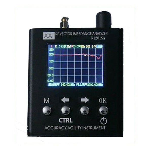 140MHz~2.7GHz UV RF Vector Impedance ANT SWR Antenna Analyzer Meter Tester New