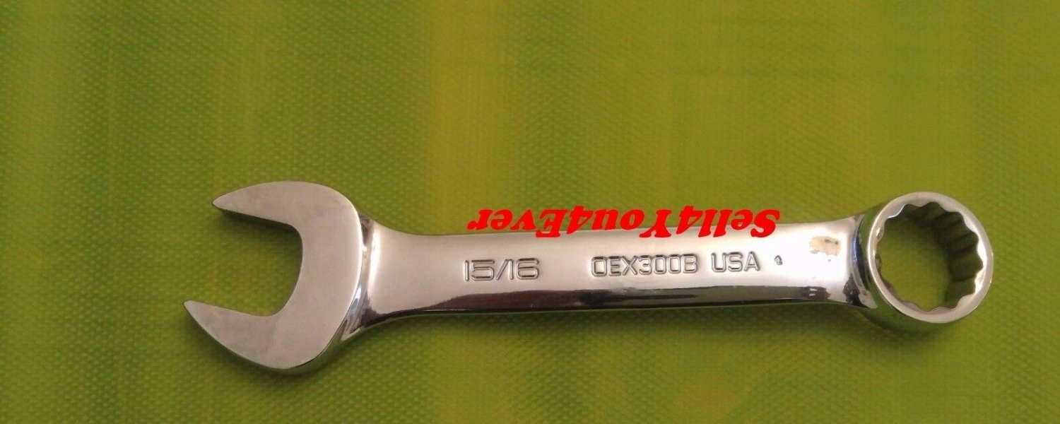 Snap-On 12-Point 15/16" Short Combination Wrench OEX300B