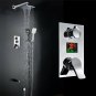 KCASA FW03 LED Temperture Digital Display Shower Mixer Faucet Water Powered No N