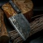 Full Tang Kitchen Knife Chef Knives Handmade Forged High carbon Clad Steel