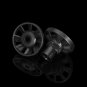 HILDA Dust Blower with British System Thread/Metric Thread Tool for Dremel Black