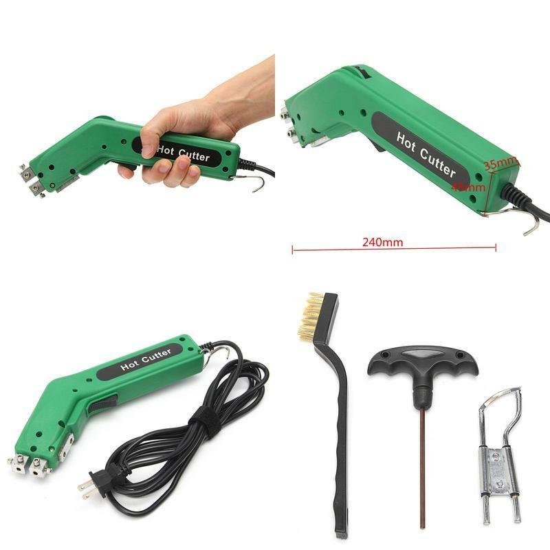 110V/50Hz 100W Max Handheld Hot Heating Knife Cutter Tool For Fabric Rope Cutter
