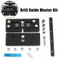 Plus Doweling Jig Joint Drill Guide Master Kit Woodworking Tool Accessories