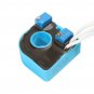 12-24V 10 Gang Boat Marine Blue LED Rocker Switch Panel Circuit Breaker Voltmete