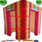 2.5m Inflatable Cabin Photo booth tent with LED Lights Portable Photo booth back