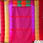 2.5m Inflatable Cabin Photo booth tent with LED Lights Portable Photo booth back
