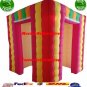 2.5m Inflatable Cabin Photo booth tent with LED Lights Portable Photo booth back