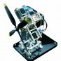New Model Star engine electromagnet engine Double cylinder startable aircraft