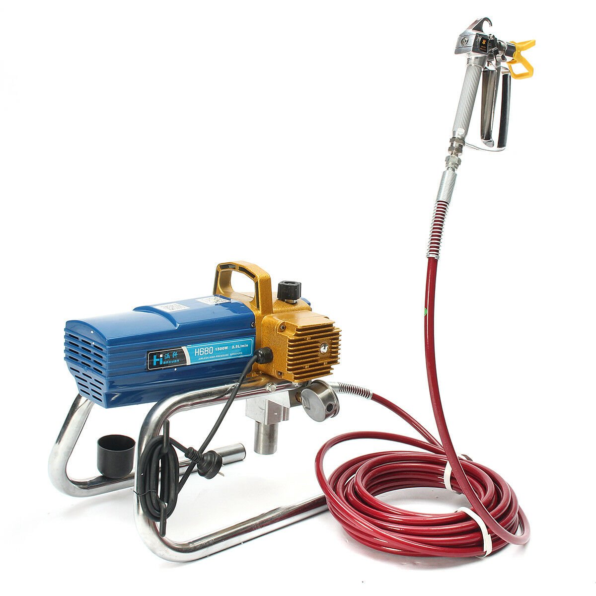 220V/50Hz 1500W H680 High Pressure Airless Wall Paint Spray Gun Sprayer