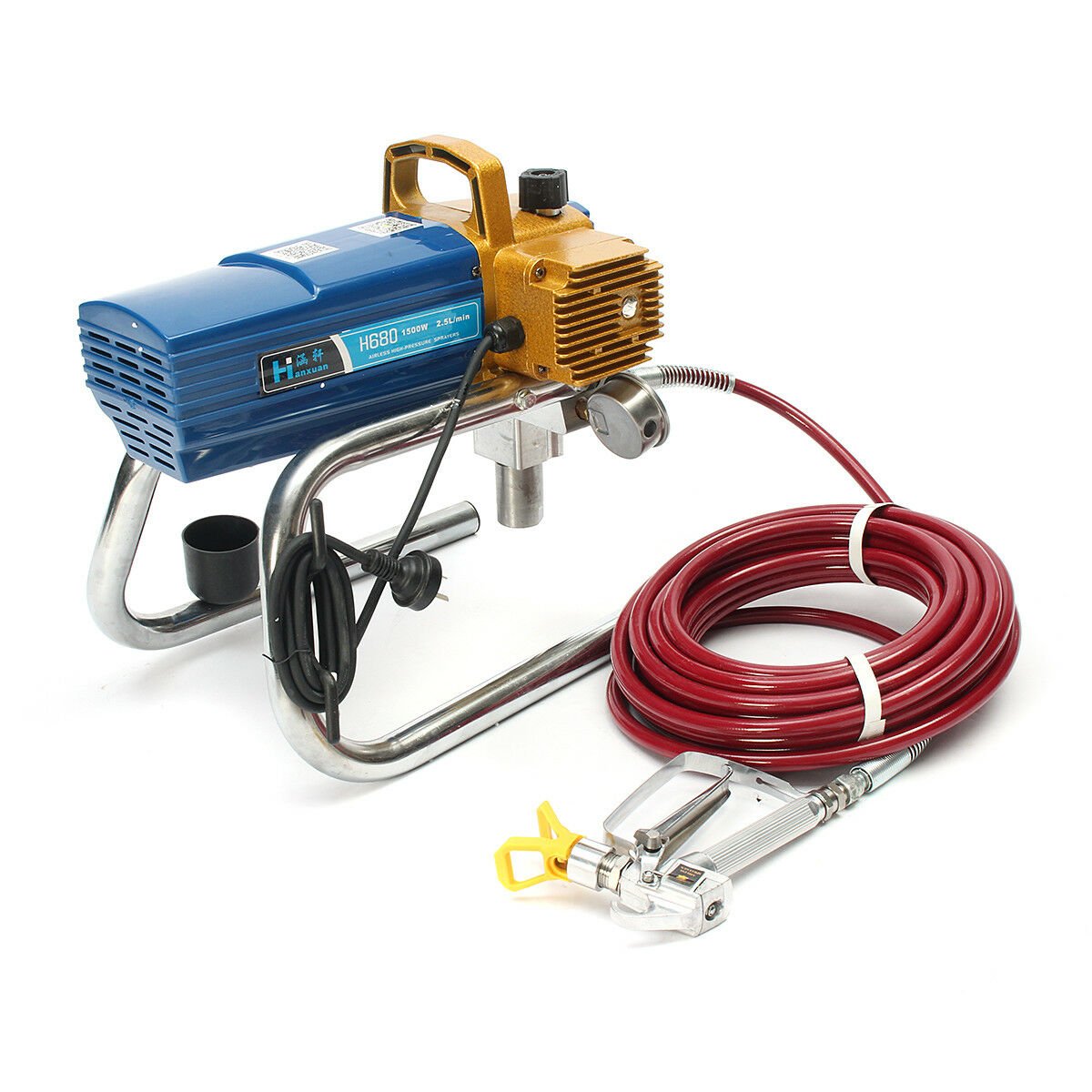 220V/50Hz 1500W H680 High Pressure Airless Wall Paint Spray Gun Sprayer