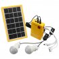 Solar Power Panel Generator Kit 5V USB Charger Home System with 3 LED Bulbs Ligh
