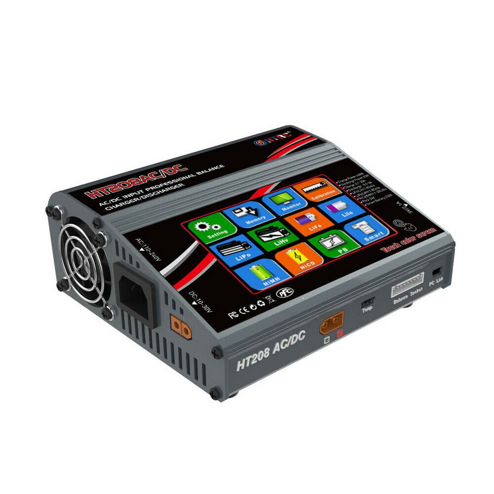 HTRC HT208 AC/DC 420W 20A 4.3 Inch Color LCD Touch Screen Battery Balance Charge