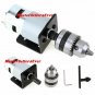 Mini Lathe Motor + Holder 1/8" Chuck DIY bench drill cutting 12-36V 0.3-4mm