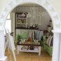 Hoomeda DIY Wood Dollhouse Miniature With LED Furniture Cover Music Happy Togeth