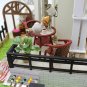 Hoomeda DIY Wood Dollhouse Miniature With LED Furniture Cover Music Happy Togeth
