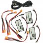 HTRC HT206 TRI AC/DC 3X200W 3X20A 4.3 Inch LCD Touch Screen Battery Balance Char