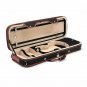 Zebra 4/4 Portable Violion Box Case with Humidity table Straps locks Waterproof