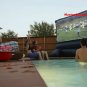 Portable Home Theater Inflatable Widescreen Deluxe Outdoor Movie Screen 3.2*1.7m
