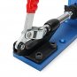 Woodworking Tool Pocket Hole Jig with Toggle Clamp and Step Drill Bit