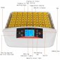 New 56 Egg Incubator Fully Automatic Digital LED Turning Eggs Hatching Machine