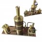 Boiler Model 2019 Marine Steam Engine Kit suitable with level gauge combustion