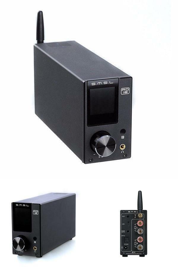 SMSL AD18 80Wx2 DSP HIFI Bluetooth Pure Digital Audio Amplifier Optical/Coaxial