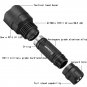 Astrolux C8 XP-L HI 1300Lumens 7/4modes A6 Driver Tactical EDC LED Flashlight 18