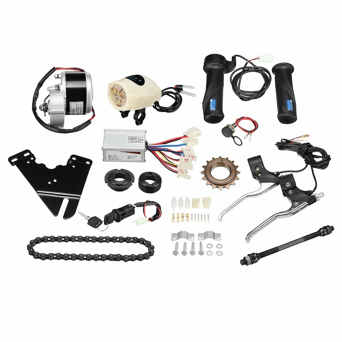 24V 250W Electric Bike Conversion Scooter Motor Controller Kit For 22-28inch Ord