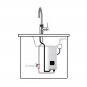 220V 5500W Mini Tankless Instant Electric Hot Water Heater Set Bathroom Shower
