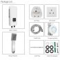 220V 5500W Mini Tankless Instant Electric Hot Water Heater Set Bathroom Shower