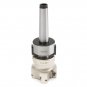MT2 M10 Shank 50mm CNC Flute Face End Mill Cutter with 10pcs Carbide Inserts